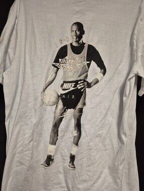 Nike Air Jordan Flight #23 Graphic Tee - White with Black Print